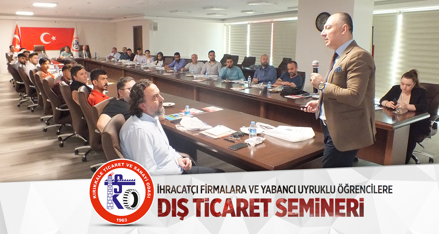 SEMINAR OF FOREIGN TRADE IN CHAMBER OF COMMERCE AND INDUSTRY